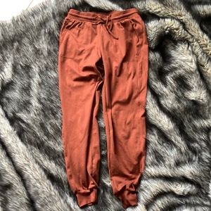 Rachel Zoe burnt orange joggers